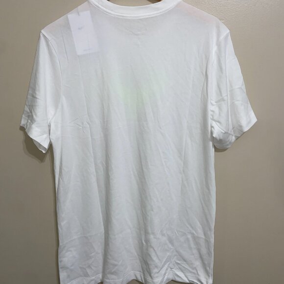 Nike Dri-FIT Rafa Nadal Tennis T-Shirt White Green DZ2639-100 Men's NEW - Picture 5 of 9